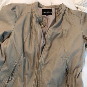 Express faux leather jacket